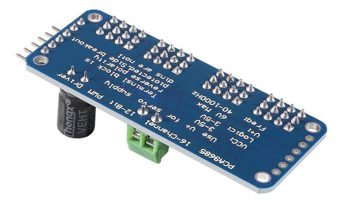 Pca9685 16 Bits De Canal 12 Módulos I2c Servo Pwm Sg90 Mg995