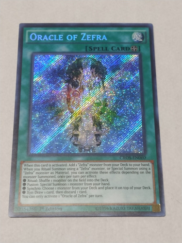 Oracle Of Zefra Secret Rare 