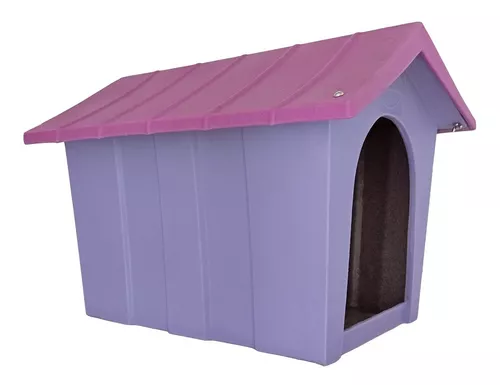 Casa Perro Raza Mini Plástic Térmico Bicapa Exterior Naranja