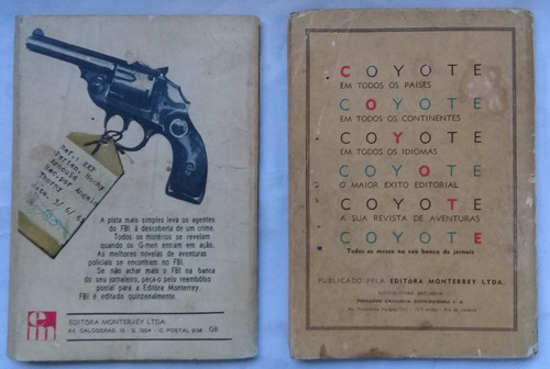 Gibi Hq - O Coyote - N111 Ano 1963+1957 Incompleta Brinde (Usado)
