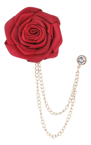 . 3 Traje De Boda Ramillete Flor De Rosa Artificial Broche