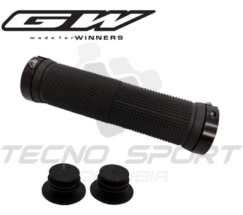 Imagen 4 de 8 de Mangos Gw Grip Puño Manillar Bicicleta Con Anillo Bloqueo