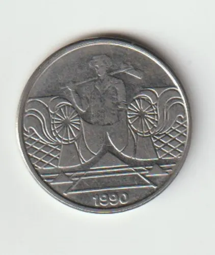 Moeda 5 Cruzeiros 1990 - Aço Inoxidável - Conservada | MercadoLivre