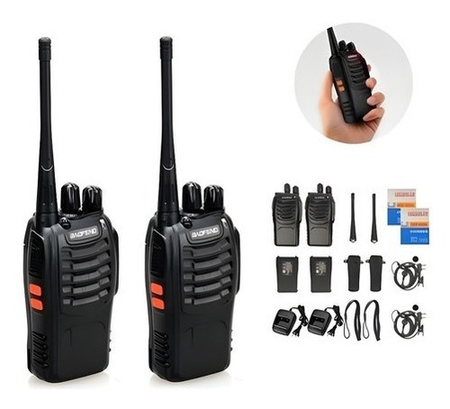 Radios De Comunicacion Walkie Talkie Baofeng Con 2 Baterias