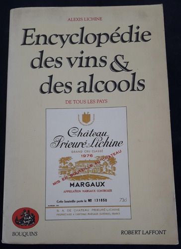 Encyclopédie Des Vins & Des Alcools - Livro