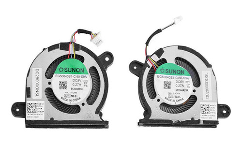 Ventilador De Refrigeración Cpu Gpu De 2 Piezas Para Dell Xp