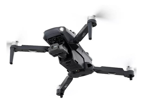 Drone Kfplan KF106 Max com dual câmera HD cinza-escuro 2.4GHz 1 bateria