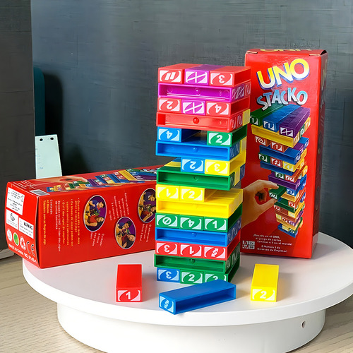 Juego Uno Stacko Torre De Balance Con Bloques