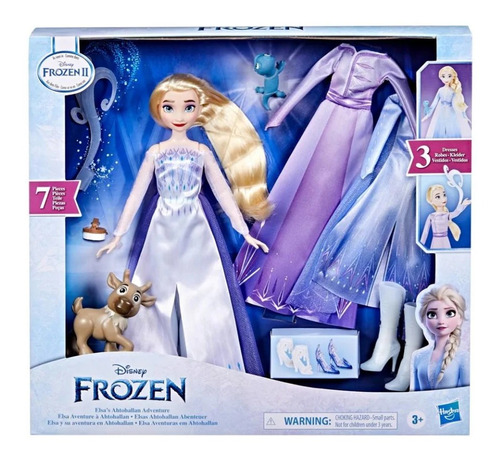 Muñeca Hasbro Disney Frozen Elsa Y Su Aventura En Ahtohallan