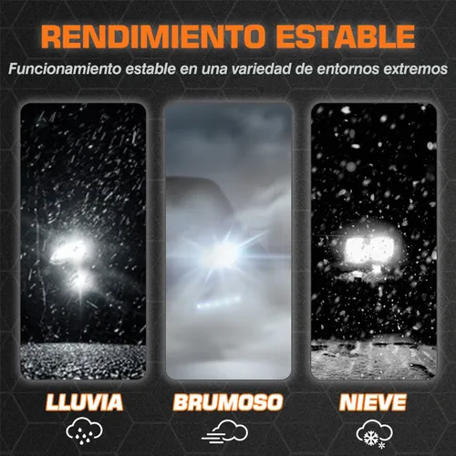 For Dodge Kit Focos Delanteros De Led Luz Alta/baja