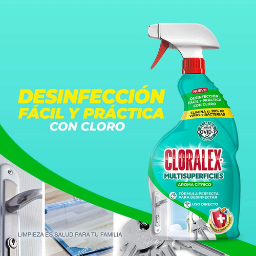 Cloralex Desinfectante Multisuperficies Cítrico 650ml