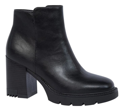 Bota De Dama Moto Tierra Bendita 8315 Color Negro