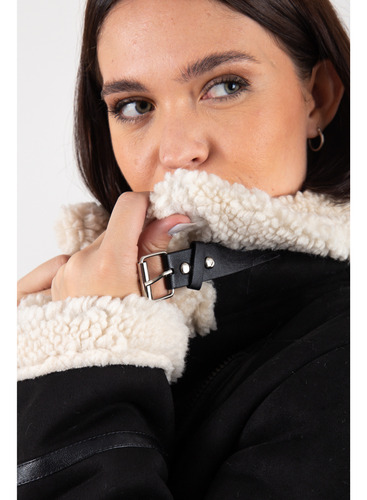 Campera Gamulán Con Corderito Y Cierre 1829 Nisi
