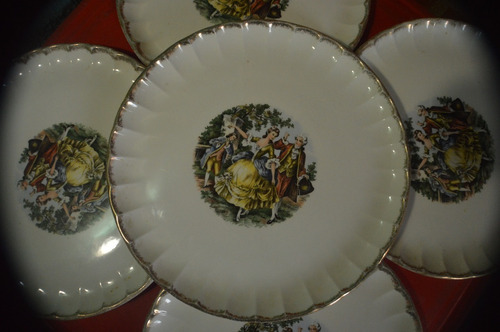 Imagen 2 de 2 de Platos De Porcelana Blanca 26 Cm