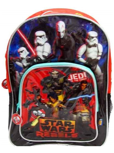 Mochila Espalda Star Wars Mediana Con Relieve