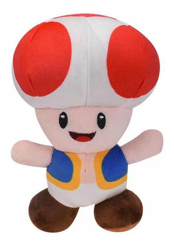 Peluche Mario Bros - Toad 20cm