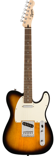 Guitarra eléctrica Squier by Fender Bullet Telecaster de álamo brown sunburst poliuretano brillante con diapasón de laurel indio