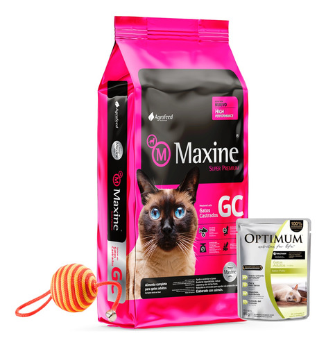 Alimento Maxine Gato Castrado - 3kg