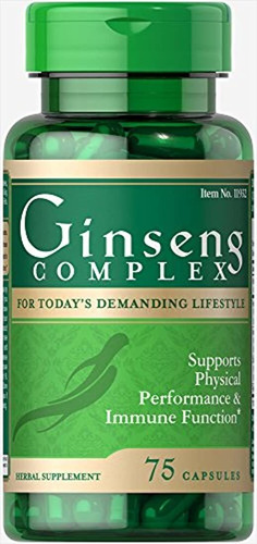 Puritan's Pride Ginseng Complex-75 Cápsulas