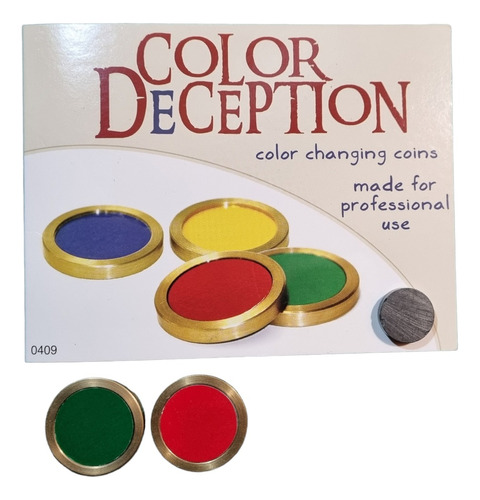 Color Deception Brass Truco Monedas Color Original Importado