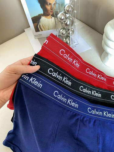 Pack De 3 Boxers Calvin Klein Trunk Origina Multicolor Caja