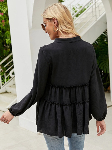 Blusa Pleplum Para Mujer