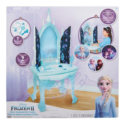 Vanity Ice Disney Frozen 2 Elsa Tocador, Disney Frozen 2 Elsa S Enchanted Ice Vanity Playset