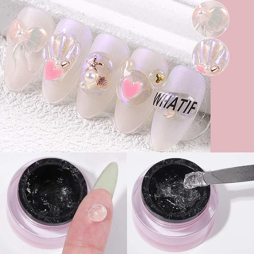 Dageda 3d Escultura Gel, Nail Mold Diy Styling Tallado Geles