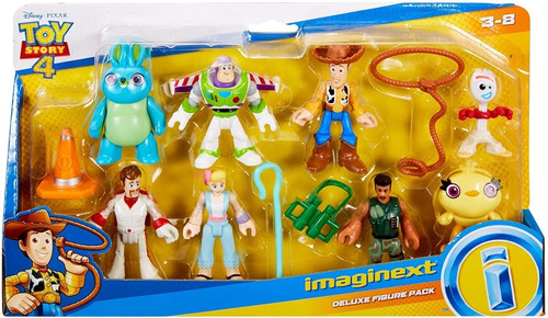 Toy Story 4 Figura X 8 -fisher-price Imaginext Set Tma+