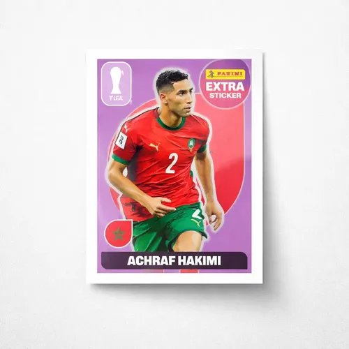 Figurinha Legend Roxa Achraf Hakimi Copa 2026 Panini Achraf Hakimi
