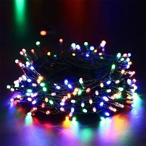 Guirnalda De Luces Navideñas 200led Luces 20metros Enchufe