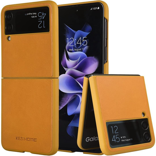 Funda Para Samsung Galaxy Z Flip 3 5g - Color Amarillo.