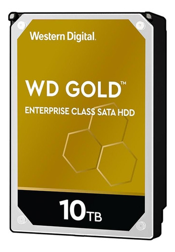 Disco duro interno Western Digital WD Gold WD102KRYZ 10TB oro