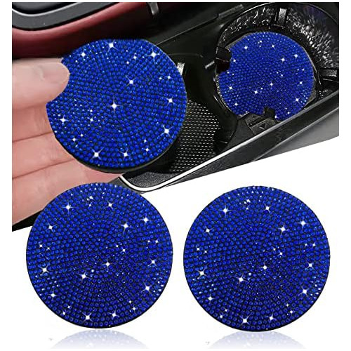 2pcs Bling Car Cup Holder Coaster, 2.75 Inch Anti-slip ...