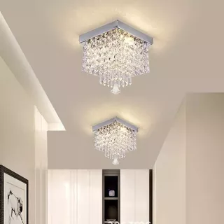 Lámpara Techo Colgante Cristal Moderna Decoración Lujoso