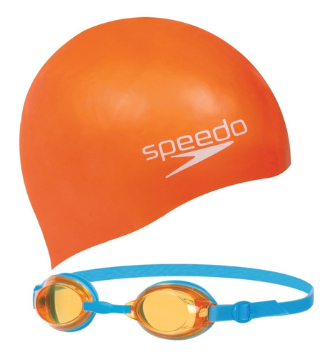 Set Antiparras Y Gorra Natación Speedo Jet Junior