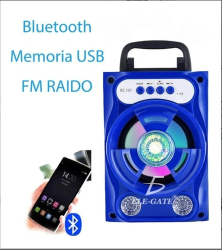 Bocina Portatil Bluetooth Recargable