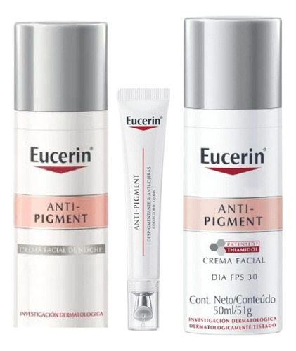 Eucerin Combo Crema De Dia + Crema De Noche + Contorno