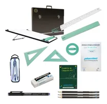 Comprar Kit Dozent Plantec Tablero Dibujo 40x50 Atril Compas +regalo