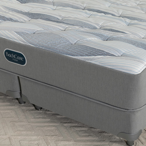 Colchón Y Sommier Simmons Backcare Foam Queen 200x160