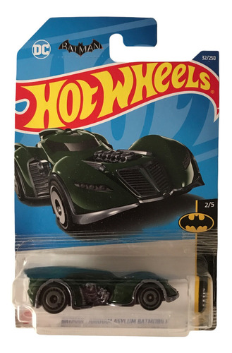 Batimovil Verde Hot Wheels Batman Batmobile Arkham Asylum Hc