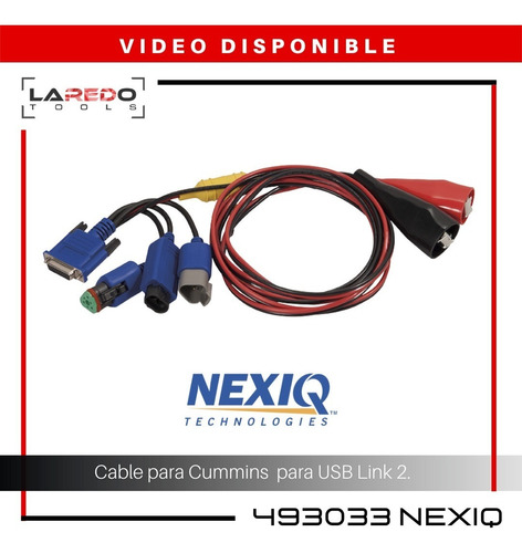 Cable Para Cummins Para Usb Link 2 | 493033 Nexiq