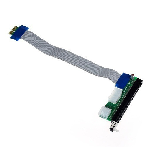 Cable Extension 1x A 16x Tarjeta Vertical Pci-e Molex Alimen