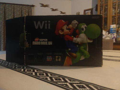 Wii En Caja Con Control, Joystick, Juego Y Respectivos Cable