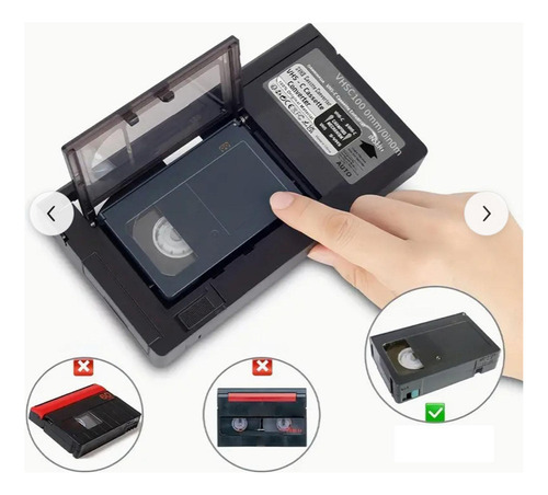 Dispositivo Convertidor De Casete Vhs A Adaptador De