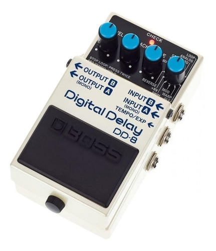 Imagen 3 de 4 de Pedal de efecto Boss Digital Delay DD-8 gris