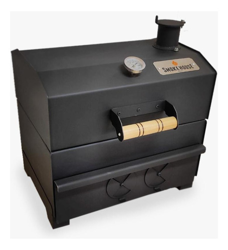 Churrasqueira Defumadora Artmill Smoke House Table Pit Cor Preto