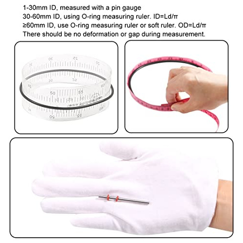 Kit Surtido De Juntas Tóricas De Caucho De Silicona Uxcell,