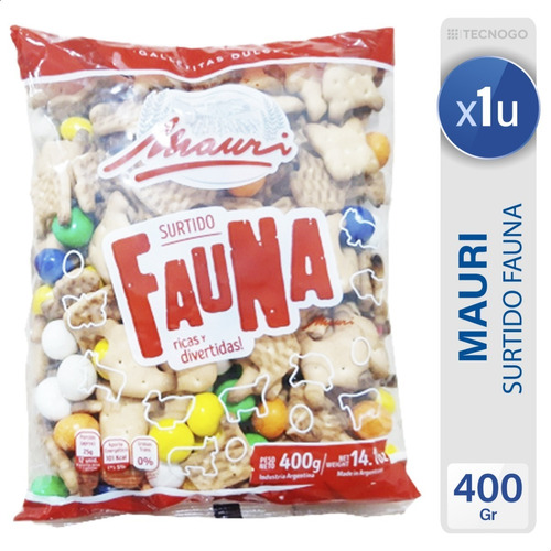 Galletitas Mauri Surtido Fauna Galletas Dulces- Mejor Precio