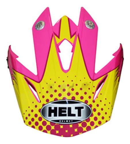 Pala Aba Do Capacete Moto Cross Vision Vintage Rosa Helt